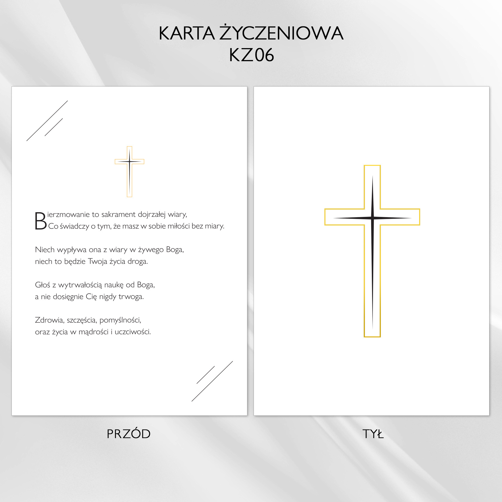 Karta życzeniowa KZ06