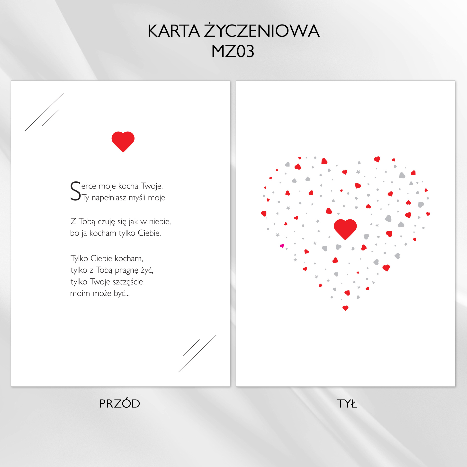 Karta życzeniowa MZ03