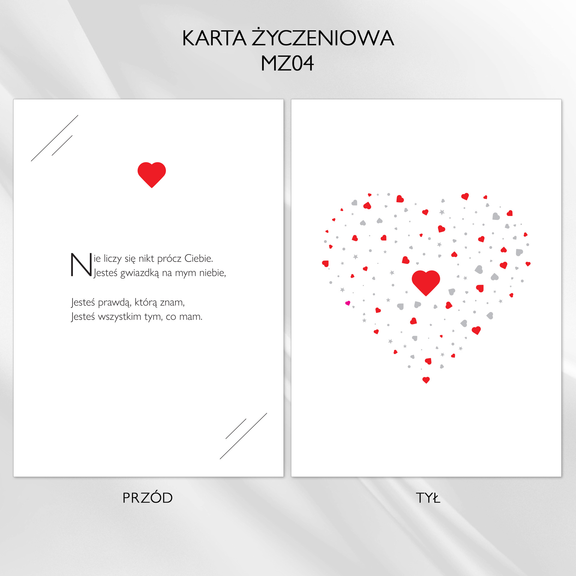 Karta życzeniowa MZ04