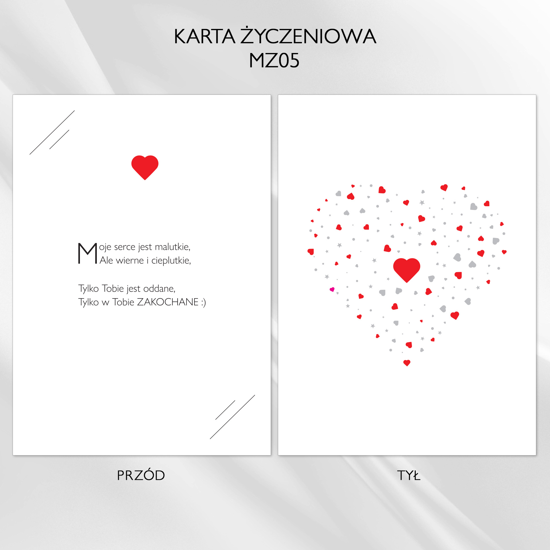 Karta życzeniowa MZ05