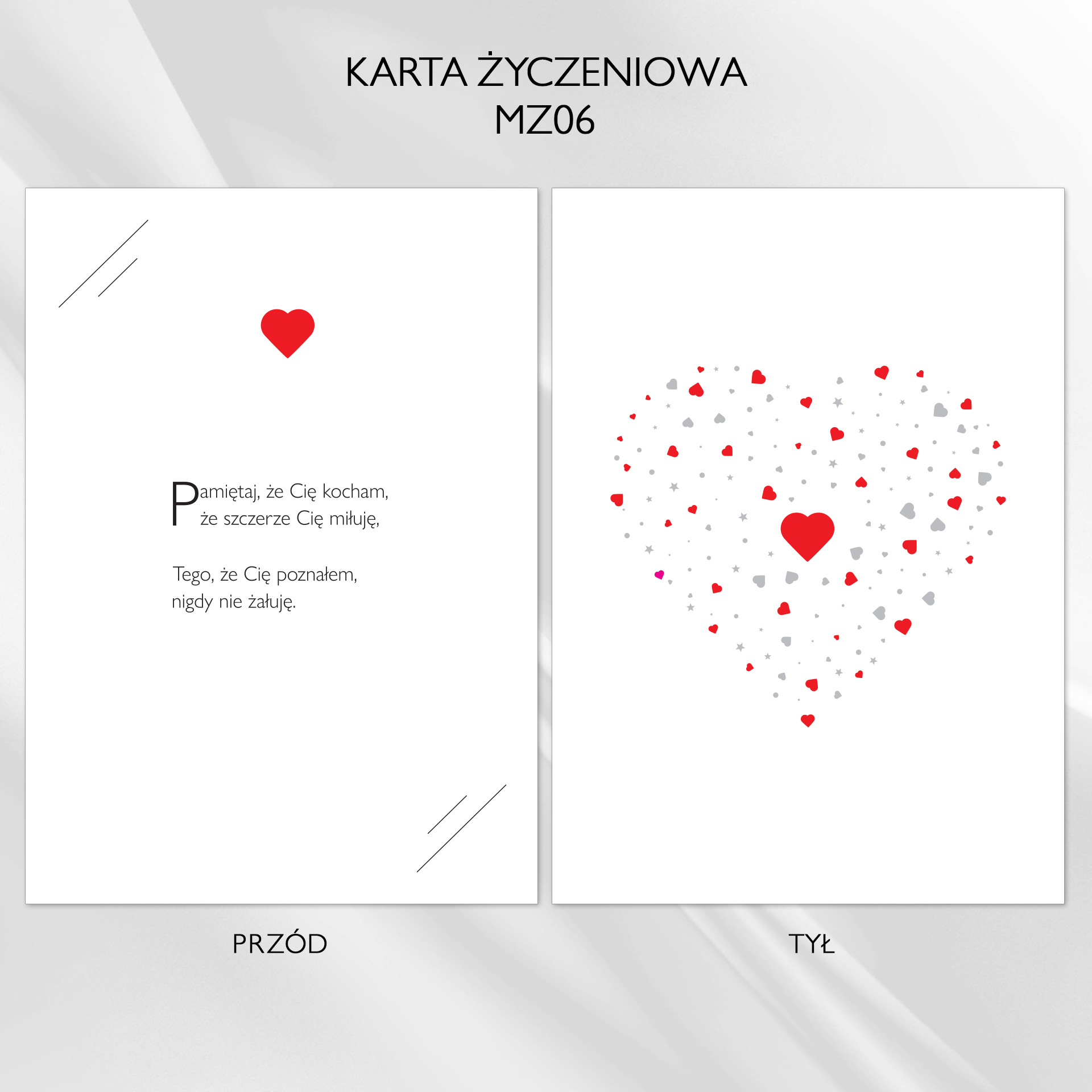 Karta życzeniowa MZ06