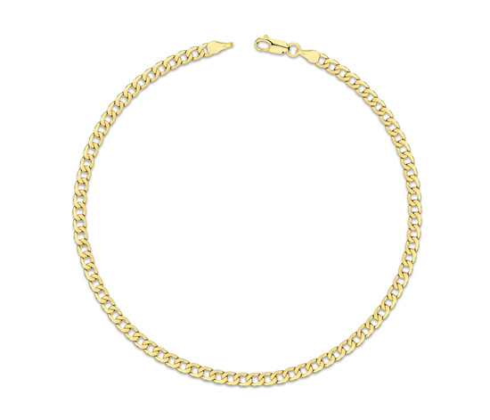 Złota bransoletka 585 pancerka 