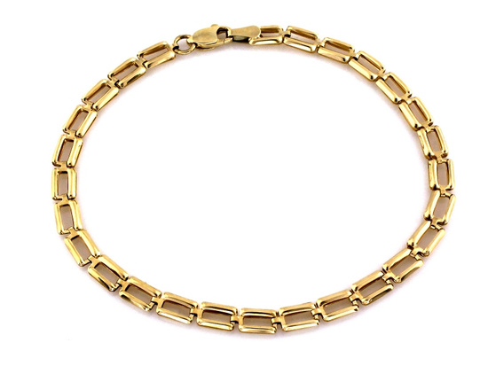 Bransoletka z dmuchanych prostokątnych ogniw