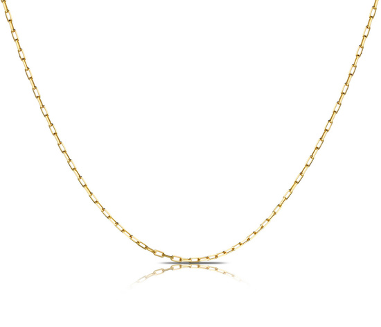 Złoty łańcuszek 585 ankier 