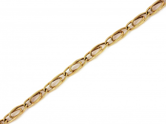 Bransoletka złota zawsze na czasie modna z dużych ogniw