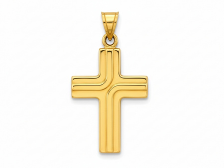 Zawieszka złota krzyżyk wisiorek