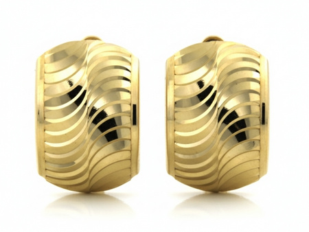 Kolczyki złote klasyczne ponadczasowe