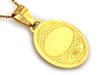 Złoty medalik Matka Boska Częstochowska