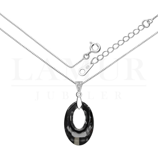 Naszyjnik elipsa Swarovski