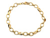 Bransoletka złota z owalnych ogniw