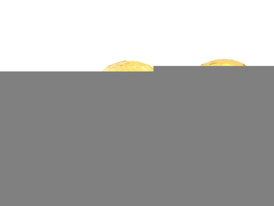 Złote kolczyki diamentowane kulki na sztyft