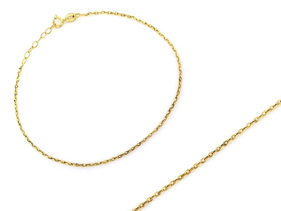 Bransoletka złota delikatny łańcuszek na rękę