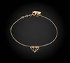 Złota bransoletka 333 diament 