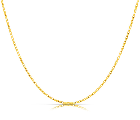 Złoty łańcuszek 585 ankier - 50 cm