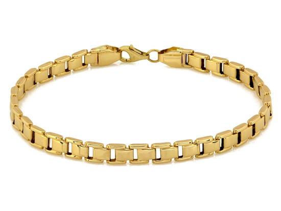Bransoletka złota elementowa