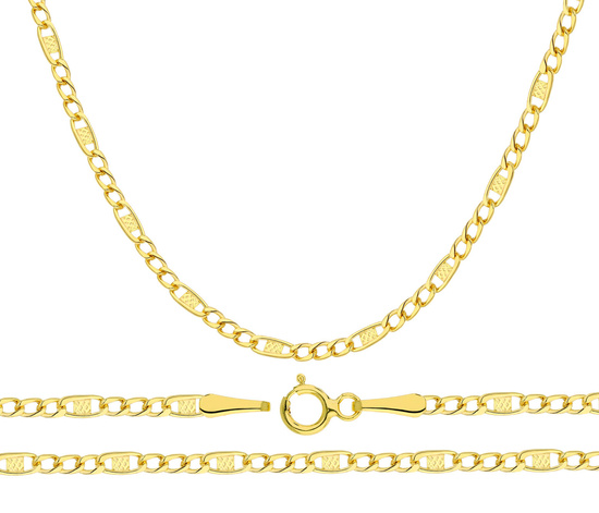 Złoty łańcuszek 585 figaro 