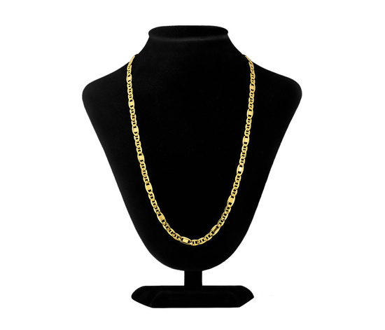 Złoty łańcuszek 585 Gucci Marina z blaszkami 