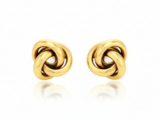 Kolczyki na sztyfcie złote