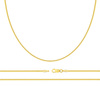 Złoty łańcuszek 585 kostka