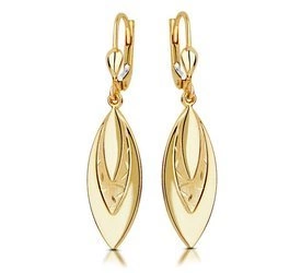 Złote kolczyki 375 - wiszące