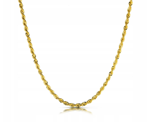 Złoty łańcuszek 585 korda, kordel