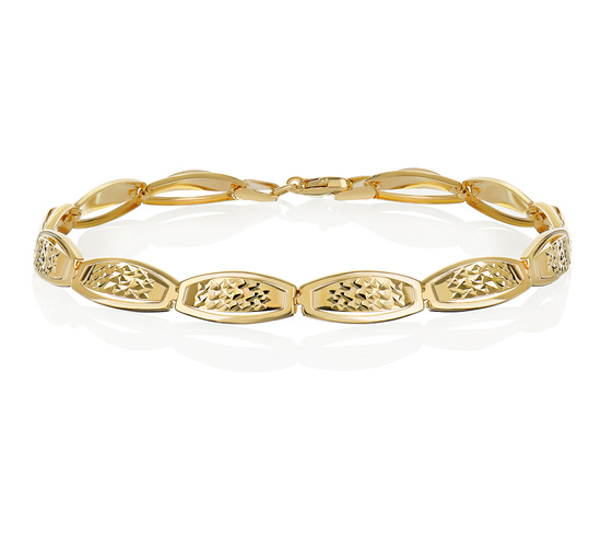 Złota bransoletka 375 klasyczna 