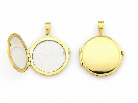 Okrągła zawieszka na fotografię puzderko