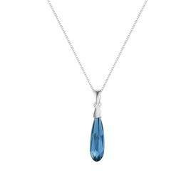 Naszyjnik srebrny 925 Swarovski - kropla