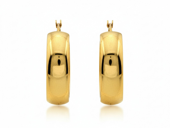 Kolczyki złote nowoczesne geometryczne