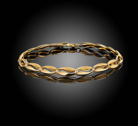 Złota bransoletka 375 klasyczna