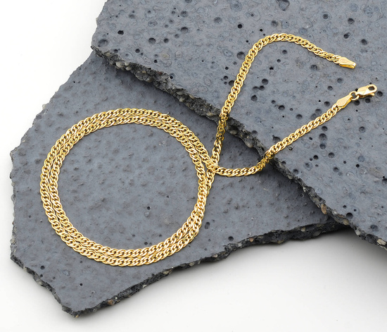 Złoty łańcuszek 585 Mona Lisa - 55 cm