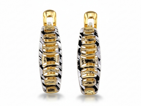 Kolczyki złote eleganckie subtelne błyszczące