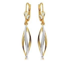 Złote kolczyki 375 - wiszące