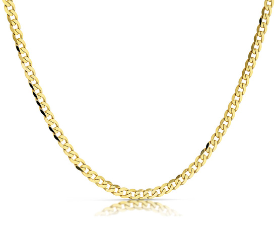 Złoty łańcuszek 375 pancerka 