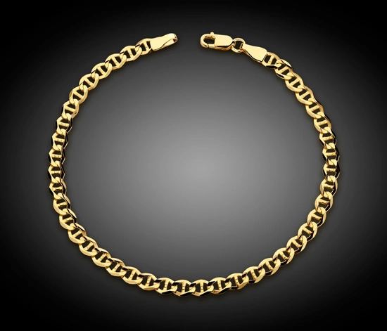 Złota bransoletka 375 gucci marina 