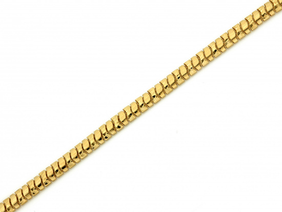 Bransoletka złota elementowa