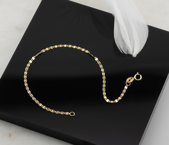 Złota bransoletka 585 Valentino