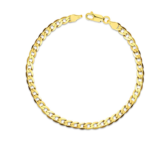 Złota bransoletka 585 pancerka