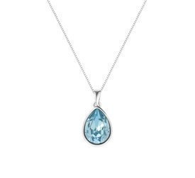 Naszyjnik srebrny 925 Swarovski - owalny