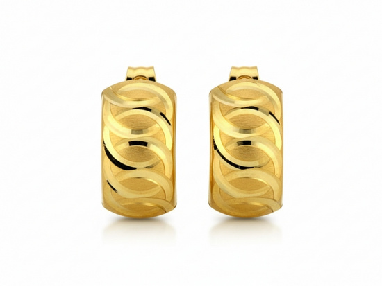 Damskie kolczyki ze złota