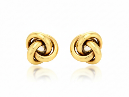 Kolczyki na sztyfcie złote