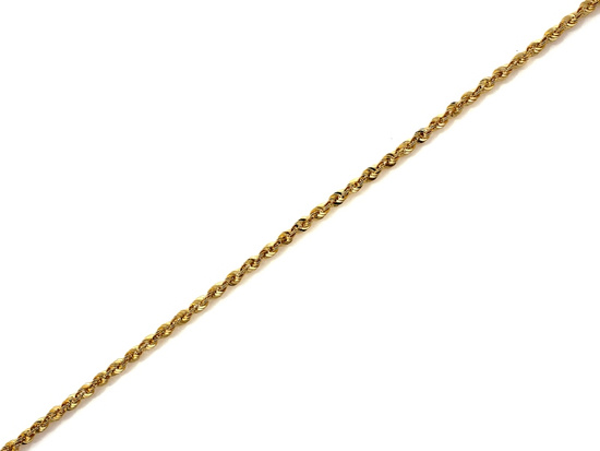 Złota bransoletka łańcuszkowa korda 4,5mm