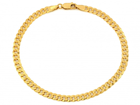 Bransoletka złota pancerka uniwersalny wzór 4.3mm