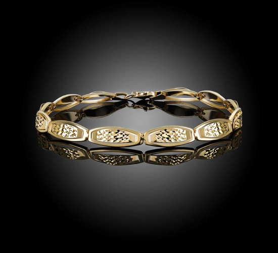 Złota bransoletka 375 klasyczna 