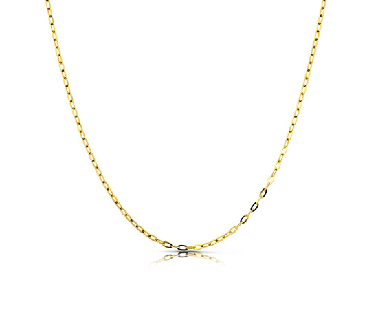 Złoty łańcuszek 585 ankier 