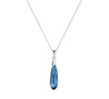 Naszyjnik srebrny 925 Swarovski - kropla