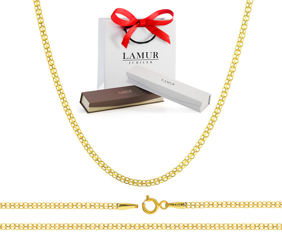 Złoty łańcuszek 585 Bismarck 