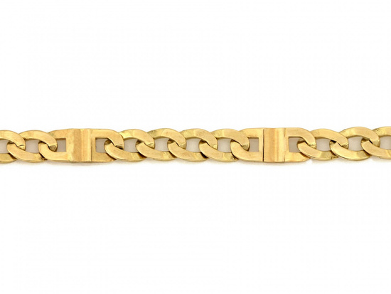 Bransoletka złota gruba pancerka