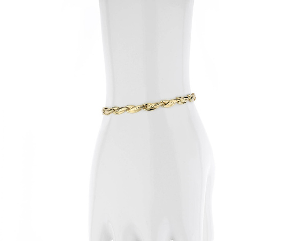 Złota bransoletka 375 klasyczna