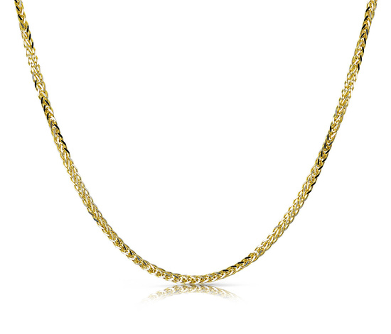 Złoty łańcuszek 585 lisi ogon